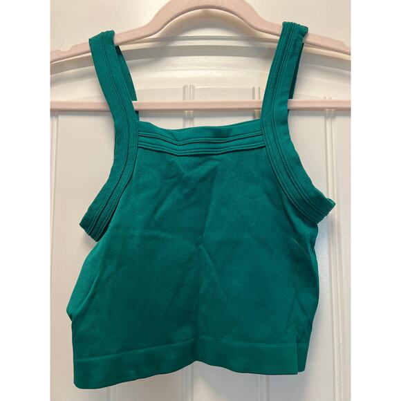 Urban Outfitters Women’s Sexy Solid Out From Under Crop Tank Top Size XS/S Green - Picture 2 of 3